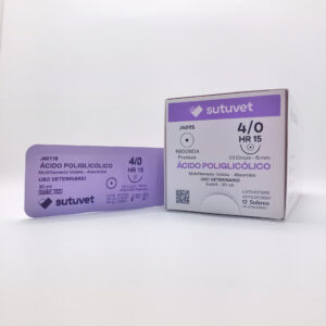 comprar sutura absorbible acido poliglicolico veterinaria sutuvet