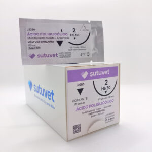 comprar sutura absorbible acido poliglicolico veterinaria sutuvet