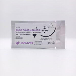 comprar sutura absorbible acido poliglicolico veterinaria sutuvet colombia