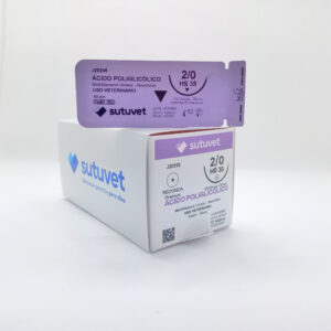 comprar sutura absorbible acido poliglicolico veterinaria sutuvet