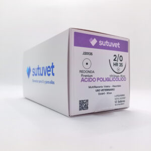 comprar sutura absorbible acido poliglicolico veterinaria sutuvet