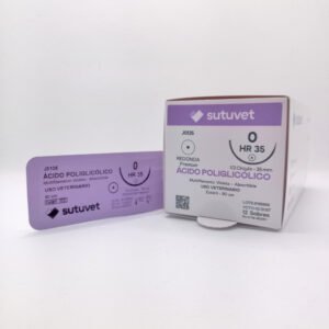comprar sutura absorbible acido poliglicolico veterinaria sutuvet