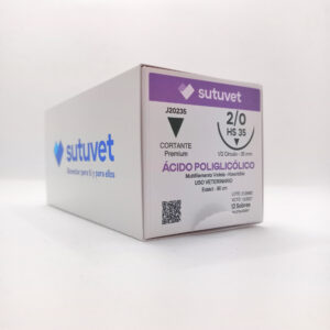 comprar sutura absorbible acido poliglicolico veterinaria sutuvet