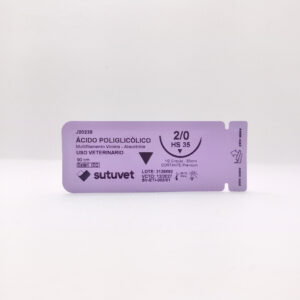 comprar sutura absorbible acido poliglicolico veterinaria sutuvet