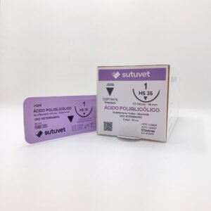 comprar sutura absorbible acido poliglicolico veterinaria sutuvet