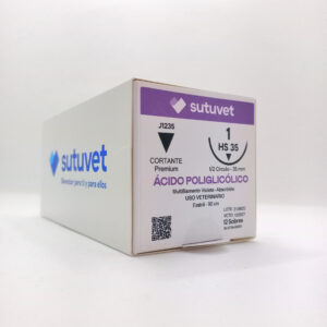 comprar sutura absorbible acido poliglicolico veterinaria sutuvet
