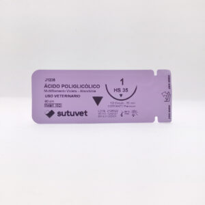 comprar sutura absorbible acido poliglicolico veterinaria sutuvet