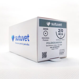 POLIDIOXANONA 2/0 HR35 90CM (SUTUVET)
