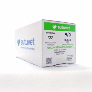 NYLON 9/0 DLZ 6.4 DOBLE AGUJA ESPATULADA (SUTUVET)