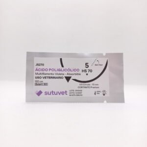 comprar sutura absorbible acido poliglicolico veterinaria sutuvet