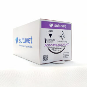 ACIDO POLIGLICOLICO 3 HS70 120CM GRANDES ANIMALES (SUTUVET)