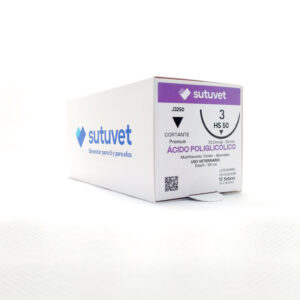 ACIDO POLIGLICOLICO 3 HS50 120CM GRANDES ANIMALES (SUTUVET)